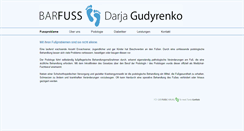 Desktop Screenshot of barfussinfo.de